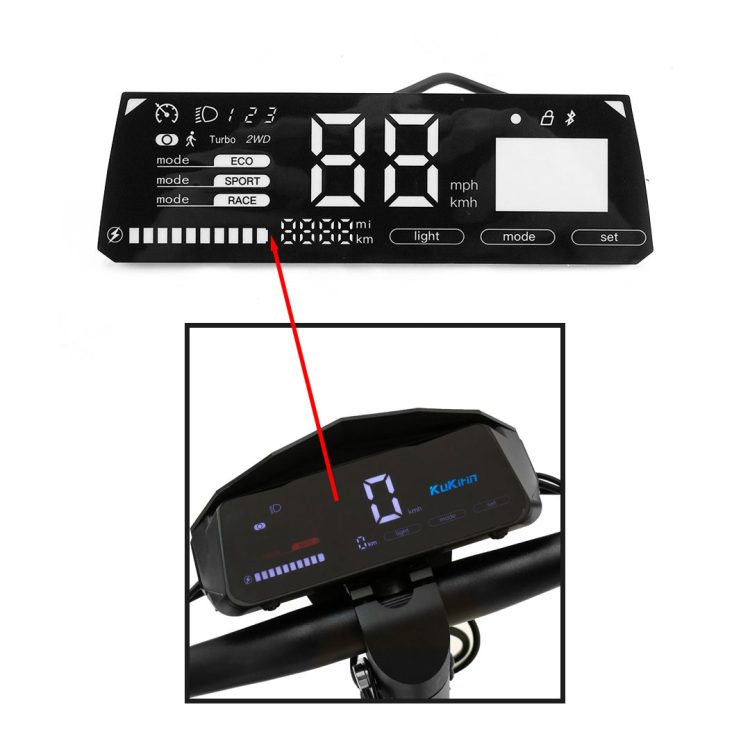 Afisaj digital integrat Kukirin G2 / G3 / G4