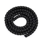 Protectie spiralata neagra pentru cabluri