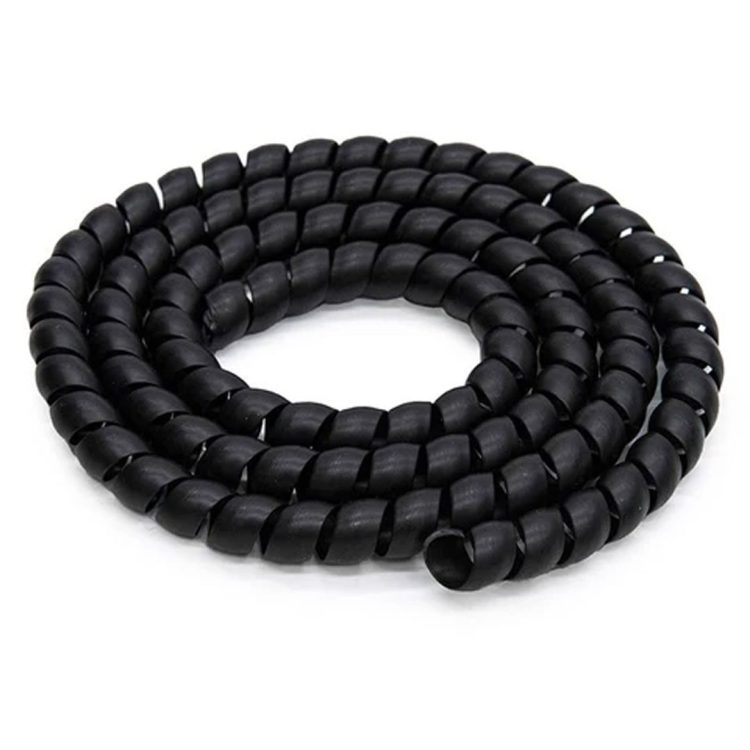 Protectie spiralata neagra pentru cabluri Kukirin