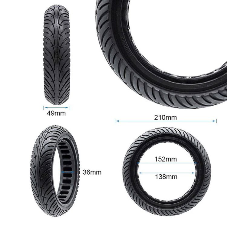 Anvelopa plina 8.5x2 negru Nedong trotinete Xiaomi