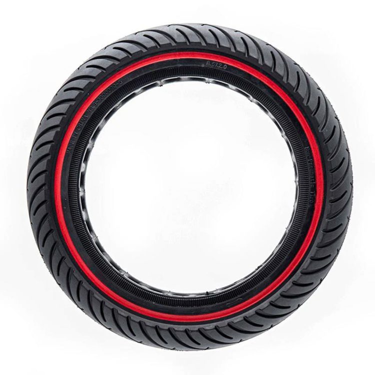 Anvelopa plina 8.5x2 negru rosu Nedong trotinete Xiaomi