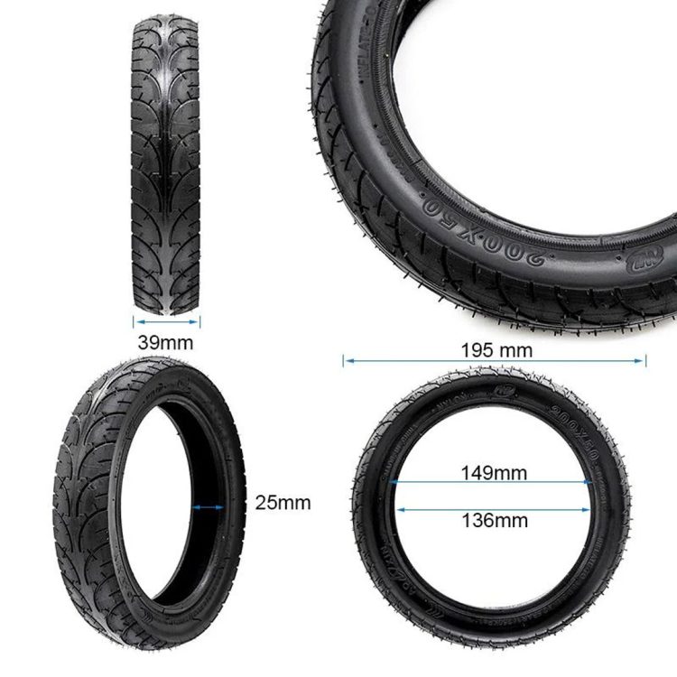 Cauciuc si camera 200x50 Wanda trotinete electrice