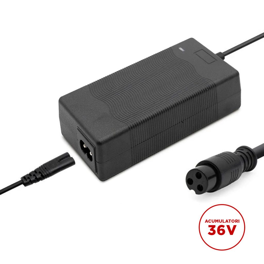 Incarcator 42V 2A cu mufa GX16 3 pini