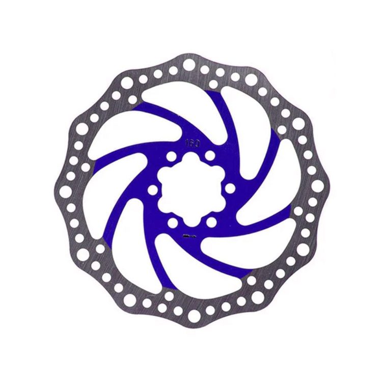 Disc frana 160 mm 6 gauri albastru
