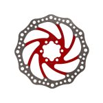 Disc frana 160 mm 6 gauri rosu