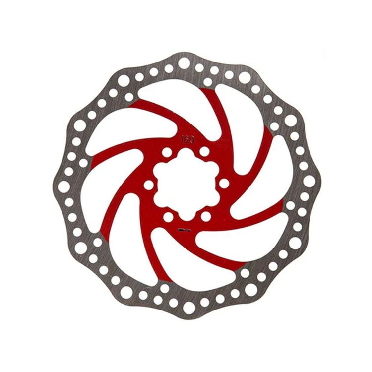 Disc frana 160 mm 6 gauri rosu