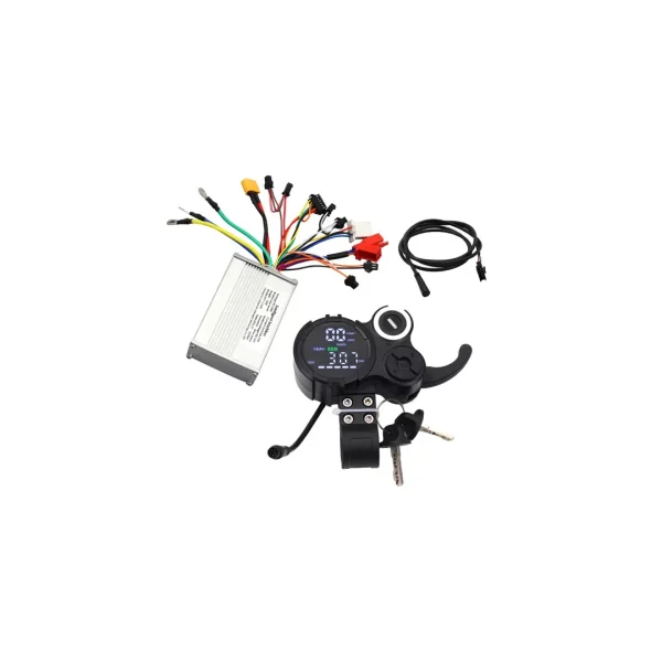 Kit Controller Display cu Cheie 48V 23A – 500W