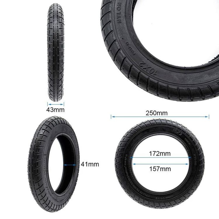 Cauciuc 10x2 Wanda pentru trotinete MYRIA UEV MY7044