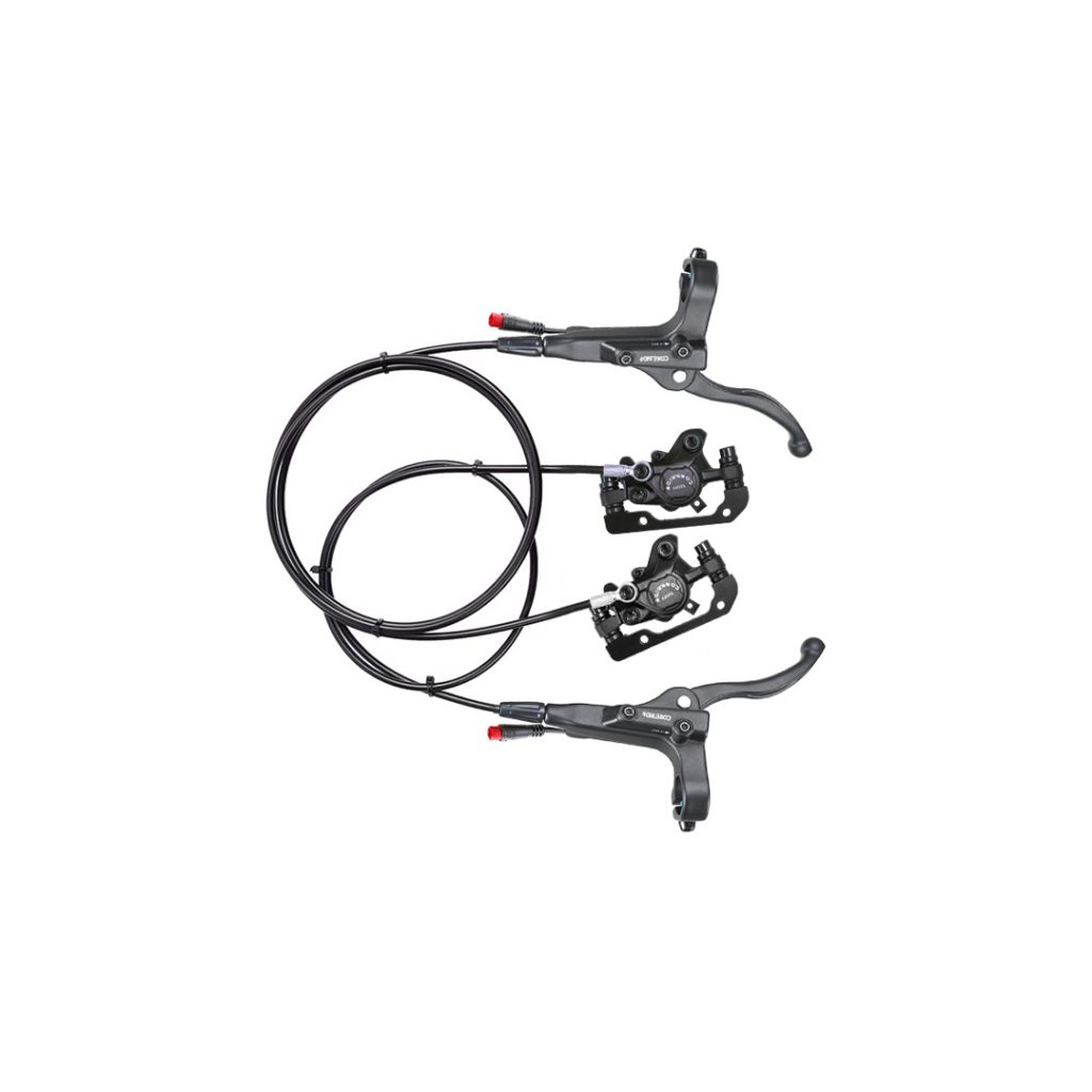 Set frane hidraulice cu 2 pistoane Coreride montaj FD-SD