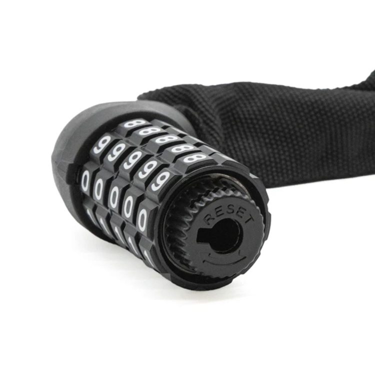 Anti-Furt Trotinete cu cifru si imbracaminte texila neagra