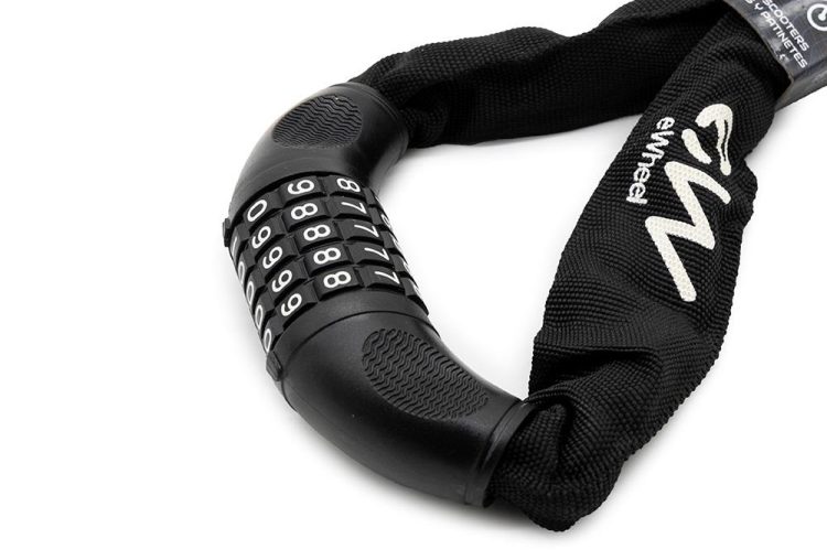 Lant Anti-Furt cu cifru si imbracaminte texila neagra