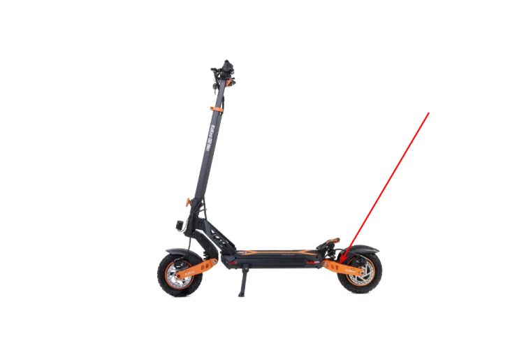 Brat Furca Spate Stanga trotineta electrica KuKirin G2 Max