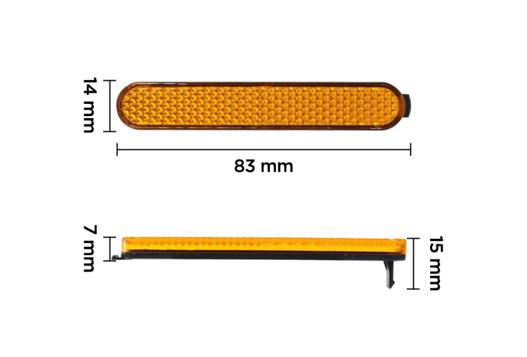 Protectie reflectorizanta laterala pentru trotinetele electrice Xiaomi PRO2, S1, Essential si Mi3.