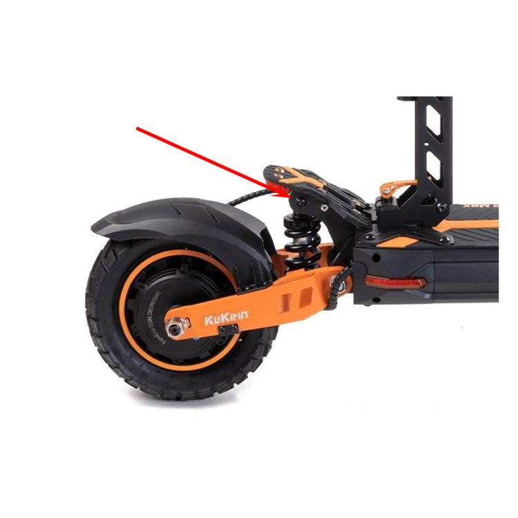 Piesa de legatura dreapta pentru furca spate a trotinetelor electrice KuKirin G2 Max