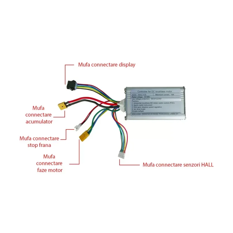 Controller 36V 15A Kugoo S1 Kirin