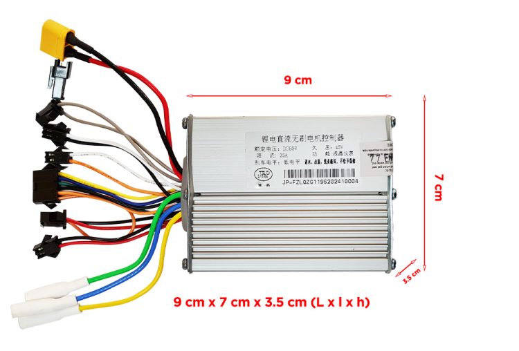 Controller 60V 35A J&P trotinete electrice