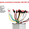 Diagrama connectare Controller 36V 20A J&P