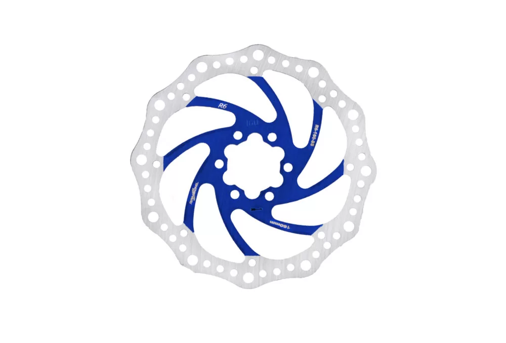 Disc frana 160 mm 6 gauri albastru