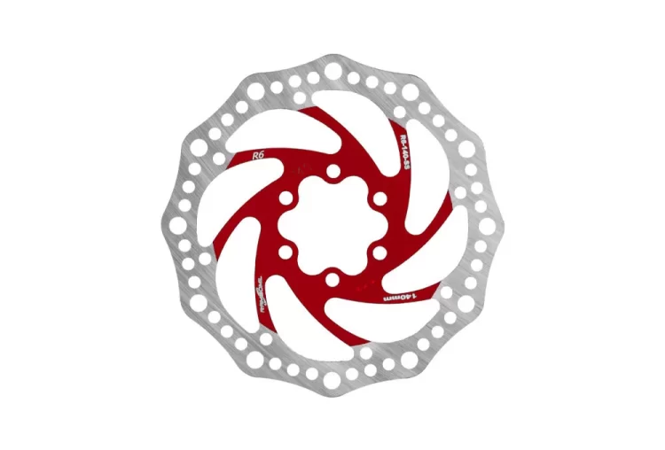 Disc frana 140 mm 6 gauri rosu