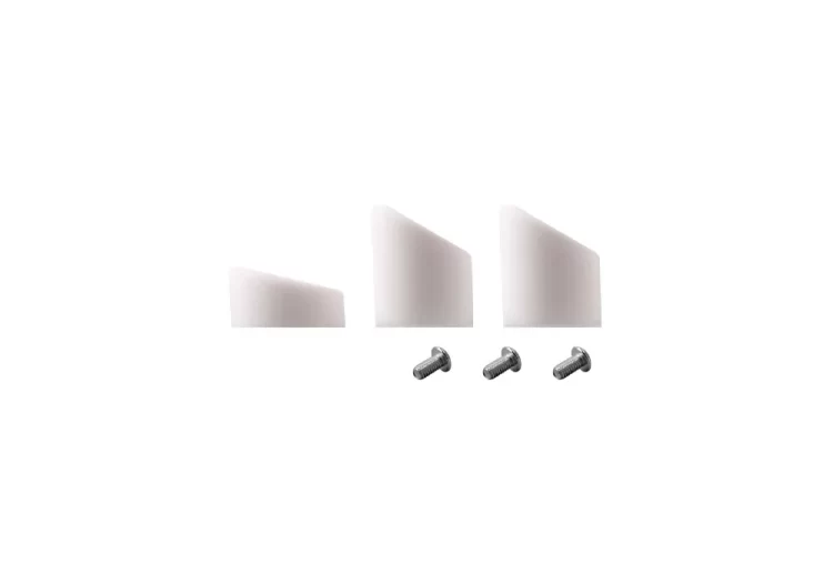 Dopuri cauciuc protectie aripa Xiaomi albe