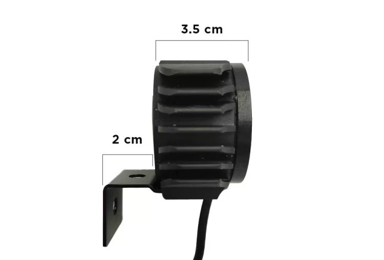 Far cu 4 leduri si claxon Kugoo dimensiuni