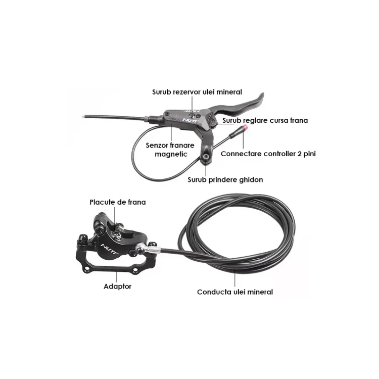 Frane Hidraulice NUTT A5-D trotinete electrice