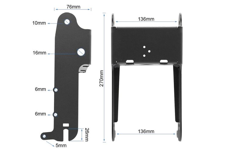 Furca spate trotinete Kukirin G2