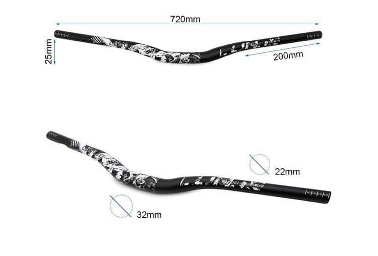 Ghidon trotineta electrica customizare alb - negru dimensiuni