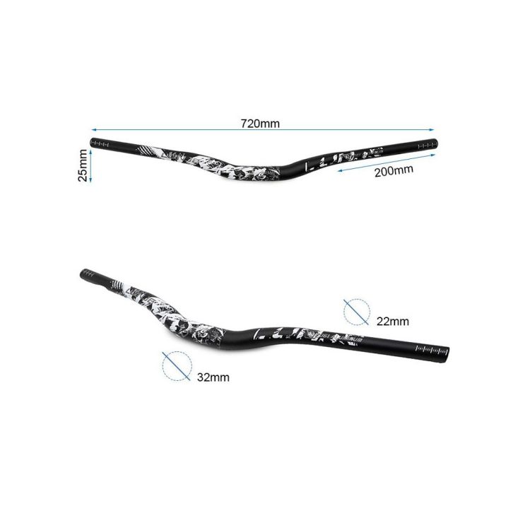 Ghidon trotineta electrica customizare alb - negru dimensiuni