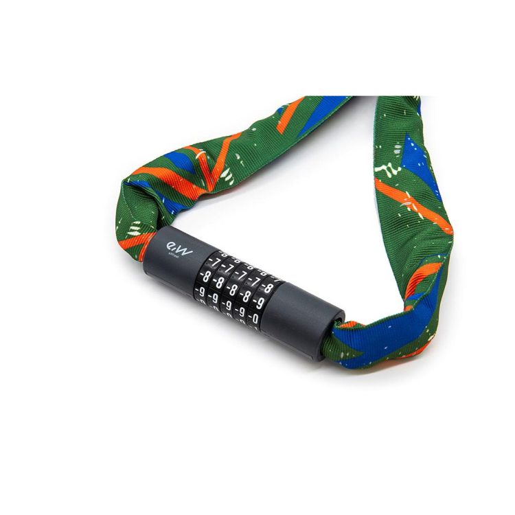 Lant Anti-Furt Trotinete cu cifru si imbracaminte texila multicolor