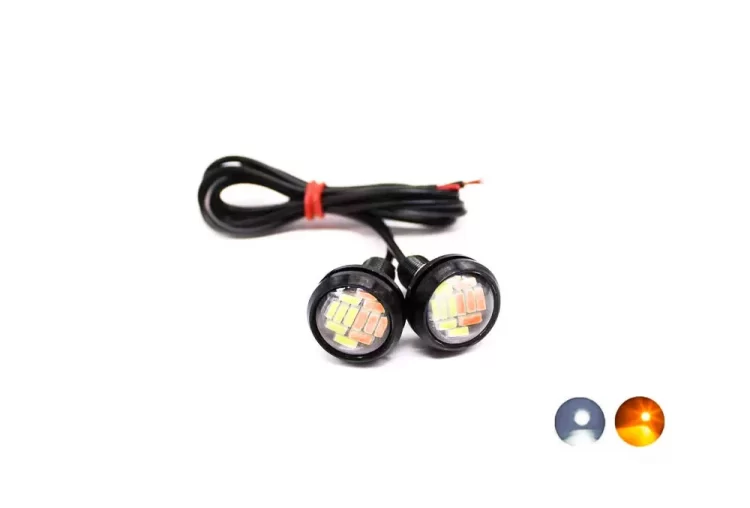 LED Eagle Eye 2 in 1 - Alb / Galben