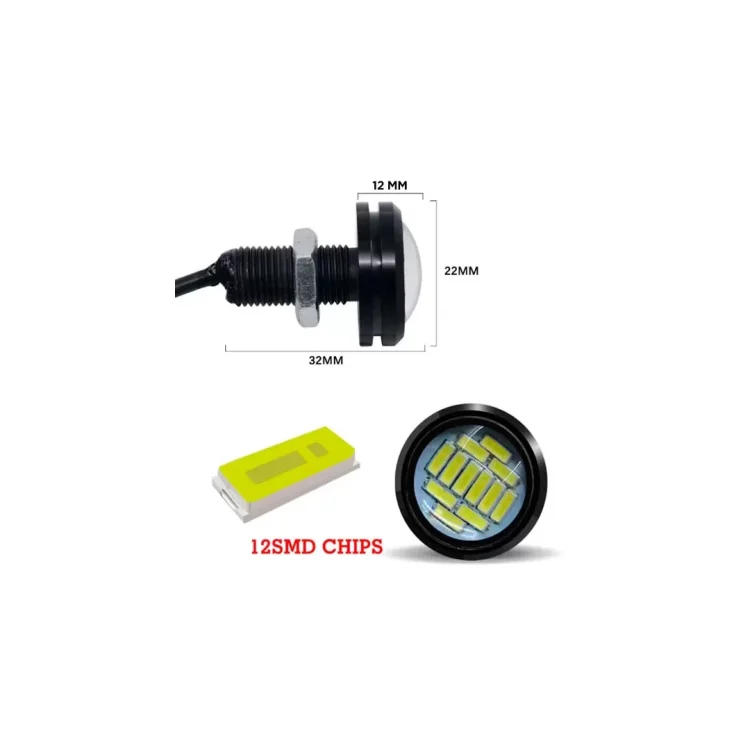 LED Eagle Eye Galben dimensiuni 2