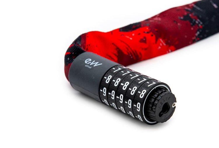 Incuietoare cu Lant Anti-Furt si cifru pentru trotinete electrice