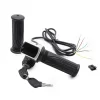 Maneta acceleratie cu contact cheie si display nivel baterie trotinete, scutere sau biciclete
