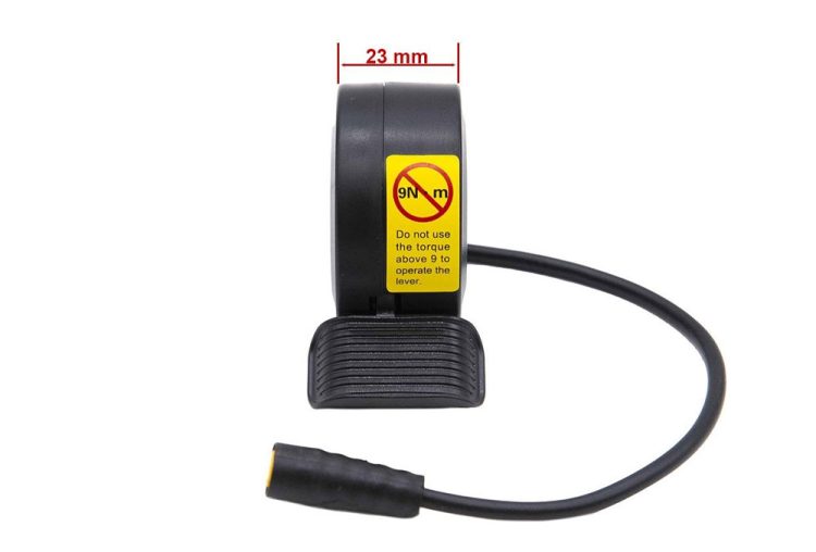 Maneta acceleratie cu mufa waterproof trotinete