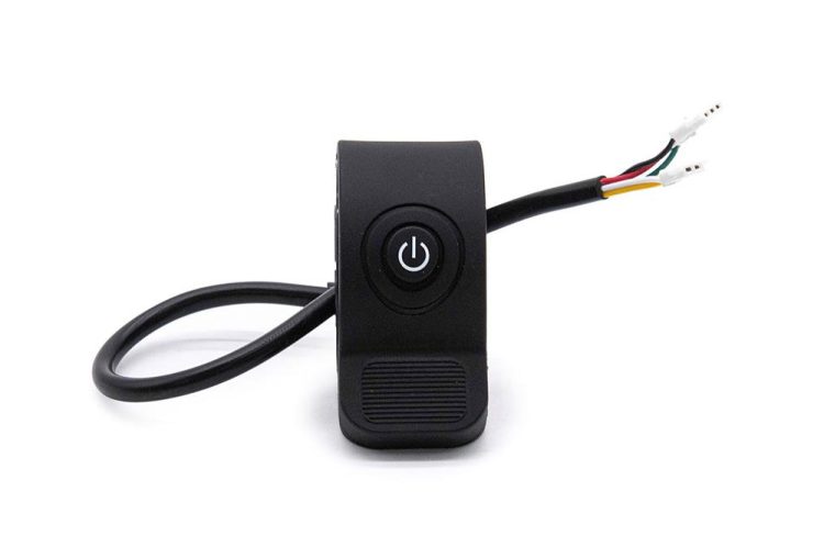 Maneta de acceleratie cu buton tempomat de pornire pentru trotinetele electrice