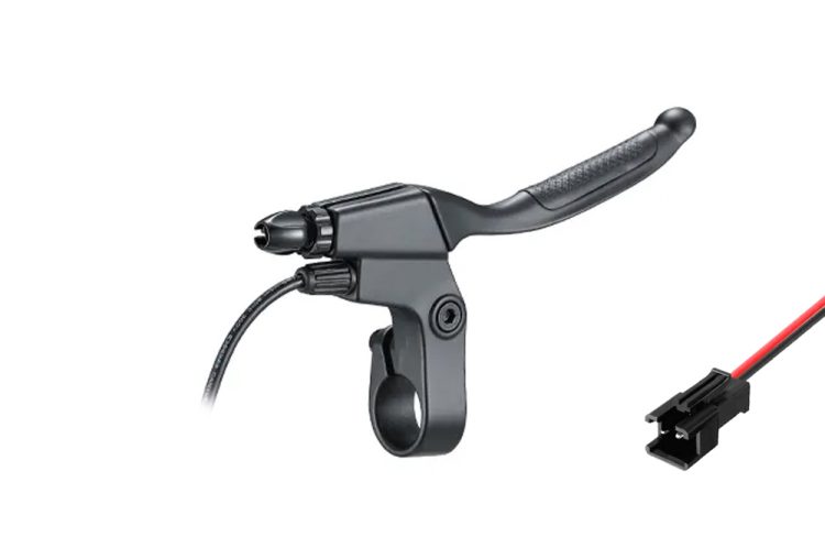 Maneta de frana cu senzor si grip cauciucat pentru trotinete electrice