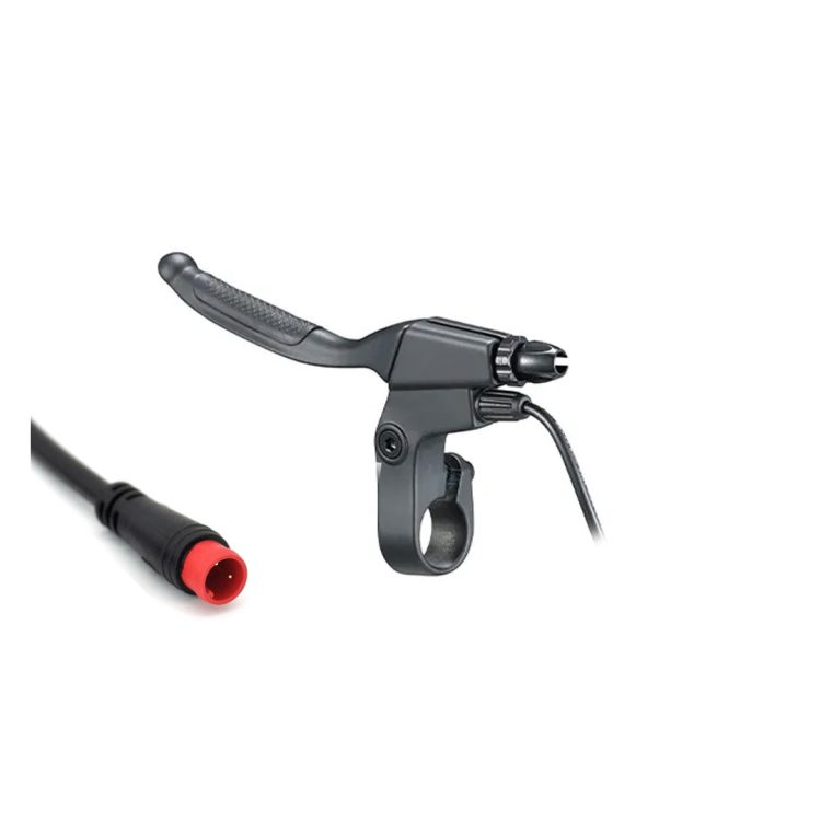 Maneta de frana cu senzor si grip cauciucat stanga connector waterproof