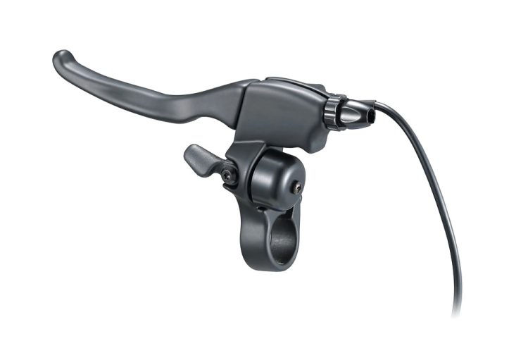 Maneta de frana cu sonerie - stanga trotinete electrice