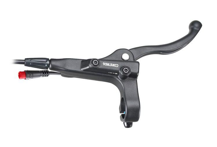 Maneta de frana hidraulica cu senzor de franare pentru trotinete electrice