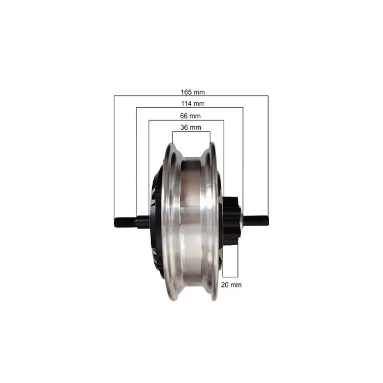 Motor trotineta 48V 500W dimensiuni