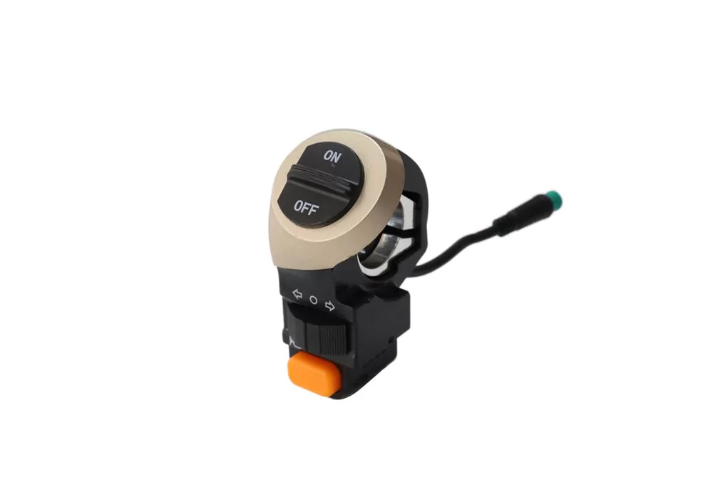 Panou control far, semnalizari si claxon cu mufa waterproof