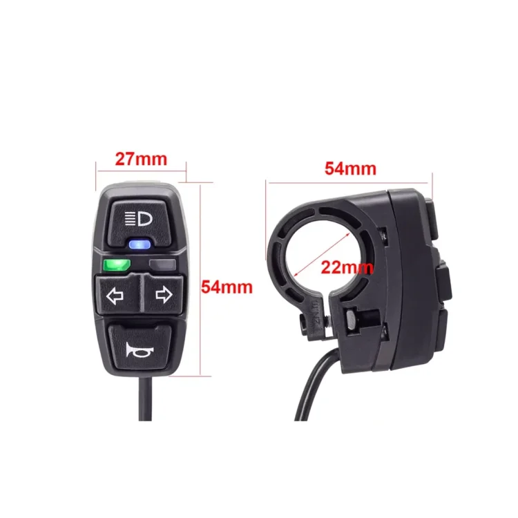 Panou control far, semnalizari si claxon pentru trotinetele electrice