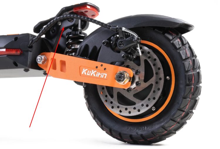 Componenta de legatura suspensie, furca si sasiu spate Kugoo Kukirin G2 MAX