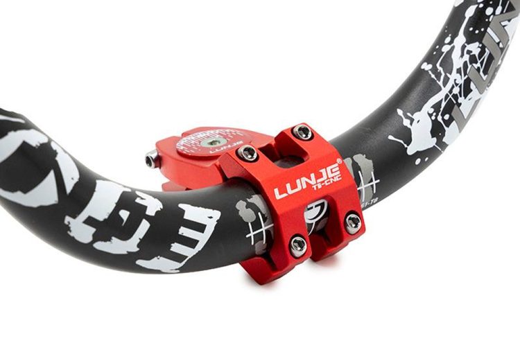 Pipa ghidon trotineta Ø31.8 rosu LUNJE