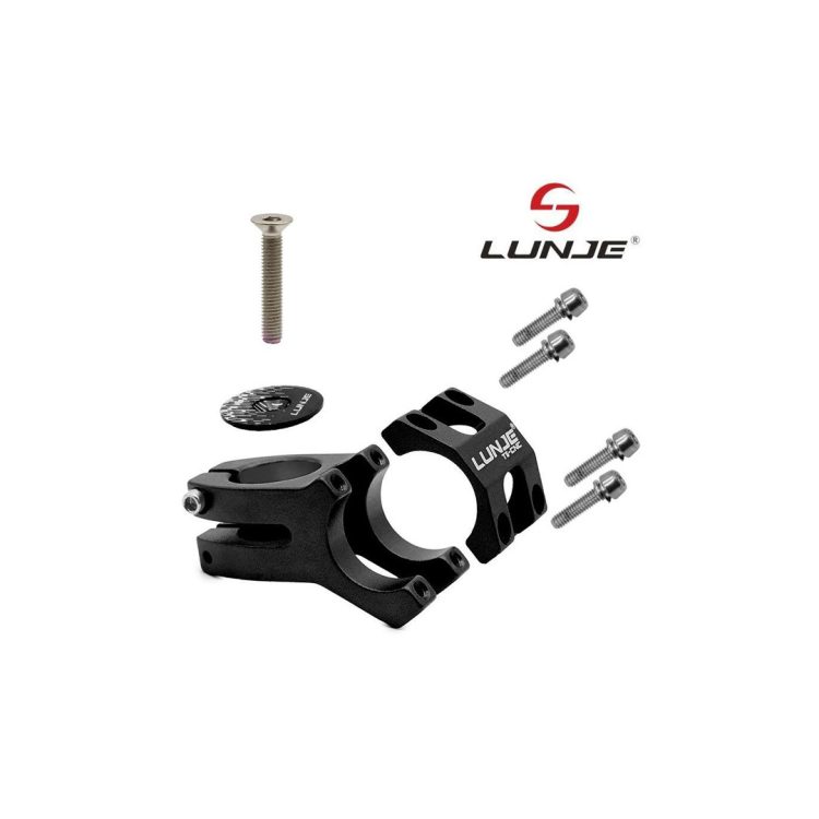 Pipa ghidon trotineta 31.8 mm negru LUNJE