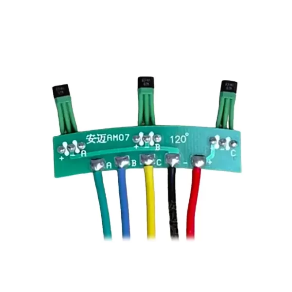 placa-pcb-mica-cu-senzori-hall-motor