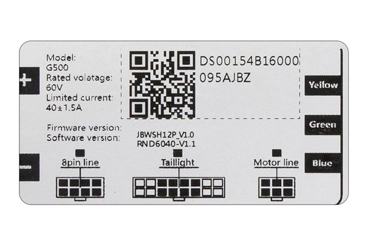 Placa de baza 60V 40A trotinete electrice KuKirin G4