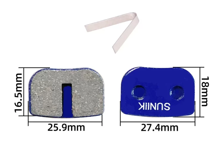 Placute de frana 18×27 mm