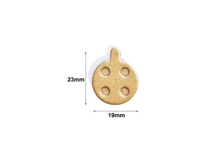 Placute de frana 19x23 mm metalice